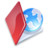 Folder web red Icon